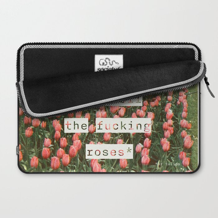 Remember to stop and smell the roses Laptop Sleeve Gallery Image 2