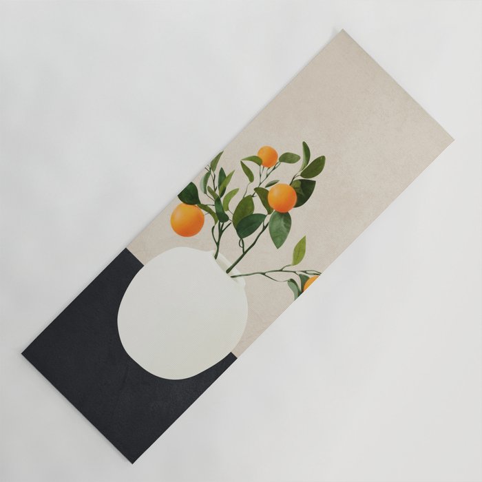  Orange Tree Branch in a Vase 01 Yoga Mat Gallery Image 1