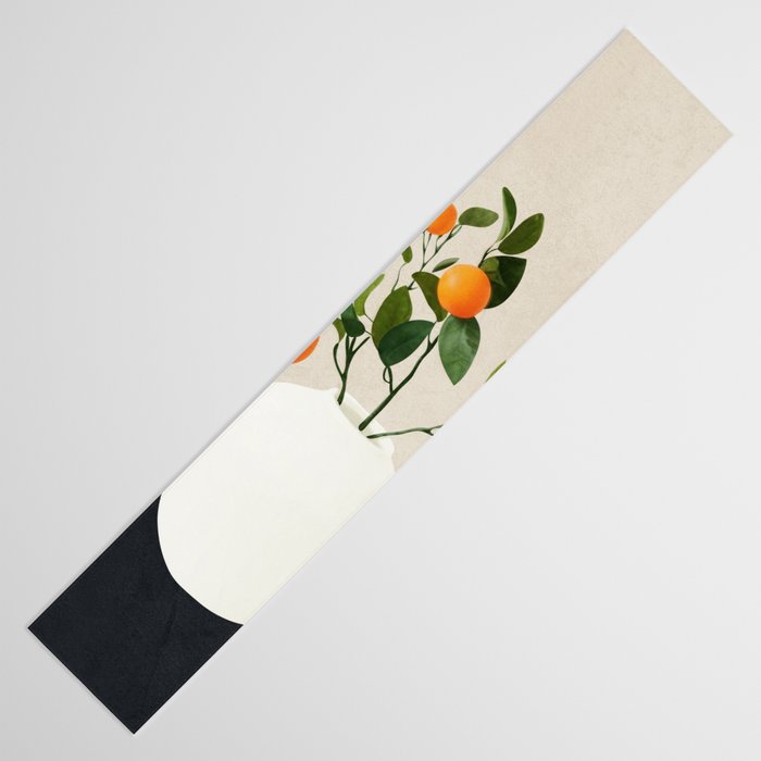  Orange Tree Branch in a Vase 01 Table Runner Gallery Image 3