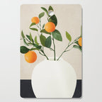  Orange Tree Branch in a Vase 01 Cutting Board Gallery Image 1
