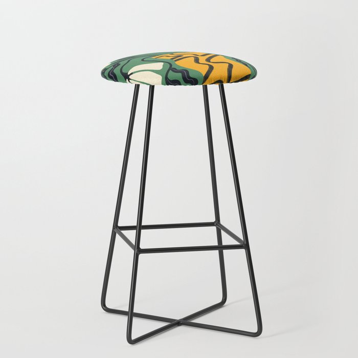 Droopy 80s Flower Vase (Green) Stool Gallery Image 1