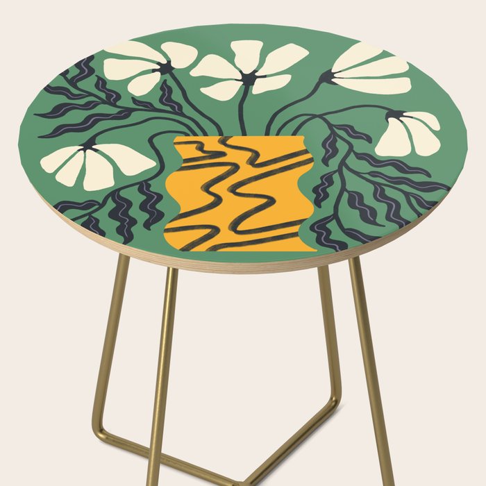 Droopy 80s Flower Vase (green) Side Table Gallery Image 2
