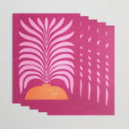 THE VASE 02: Bordeaux Wine Leaves Wrapping Paper Gallery Image 3