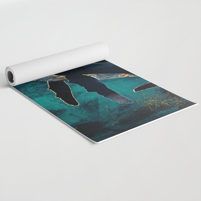 Moonlit Whales Yoga Mat Gallery Image 2