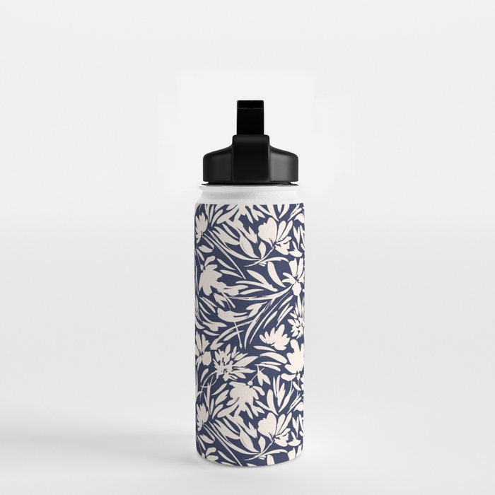 Wild floral strokes I Water Bottle Gallery Image 2