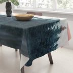Forest Under the Sunset Tablecloth Gallery Image 3