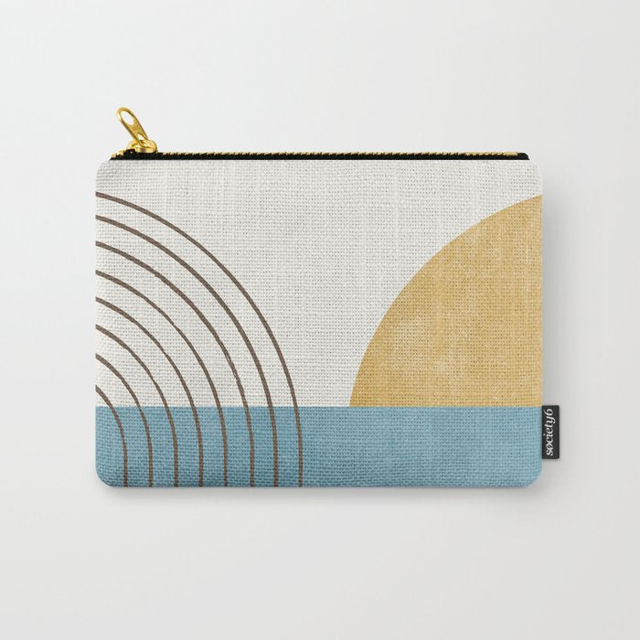 Sunny Ocean Horizon Carry All Pouch Gallery Image 1