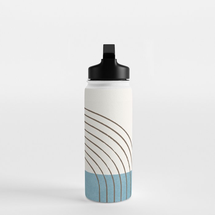 Sunny Ocean Horizon Water Bottle Gallery Image 3