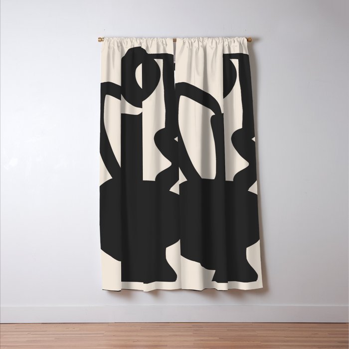 Abstract Art Vase 28 Window Curtain Gallery Image 3