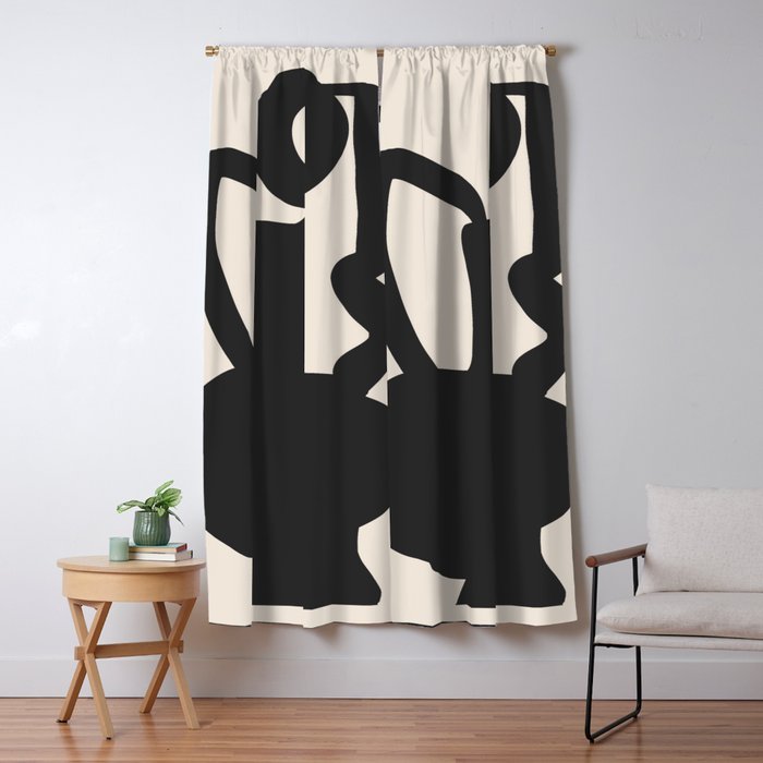 Abstract Art Vase 28 Window Curtain Gallery Image 5