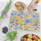 Watercolor Blooms #1 Cutting Board Gallery Image 2