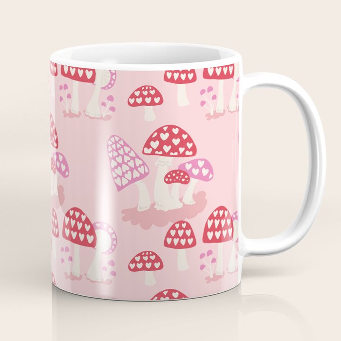 Valentine Mushrooms Coffee Mug Gallery Image 1
