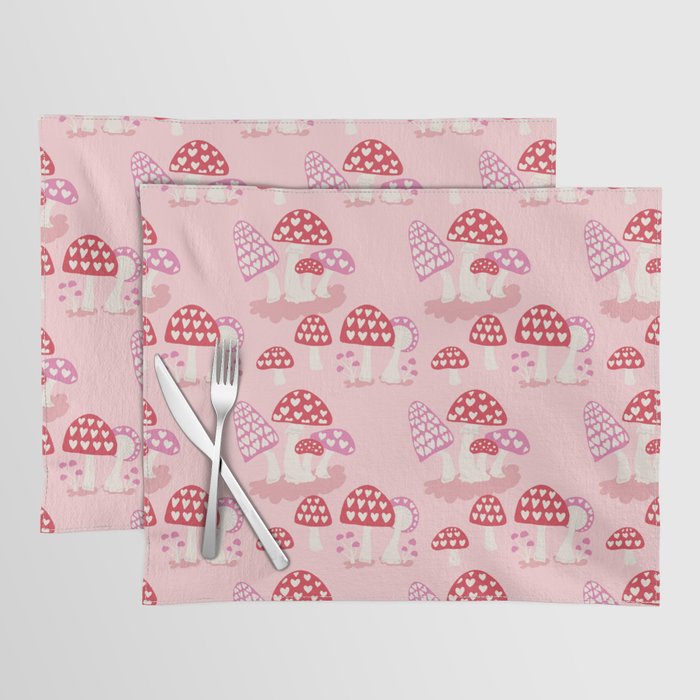 Valentine Mushrooms Placemat Gallery Image 1