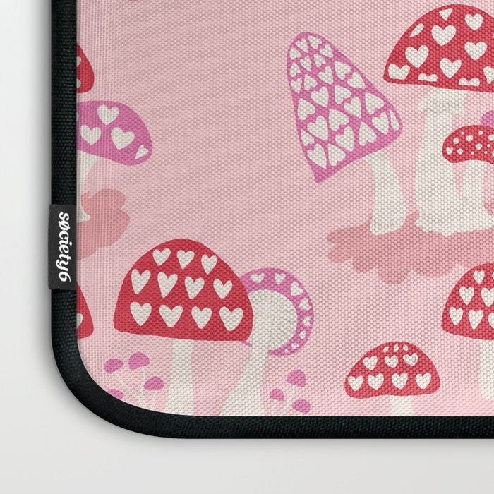 Valentine Mushrooms Laptop Sleeve Gallery Image 3