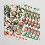 Fruitful Florals, Vintage Prints Food Wrapping Paper Gallery Image 3