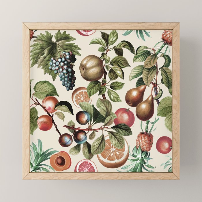 Fruitful Florals, Vintage Prints Food Mini Art Print Gallery Image 1