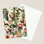 Fruitful Florals, Vintage Prints Food Stationery Card Gallery Image 2