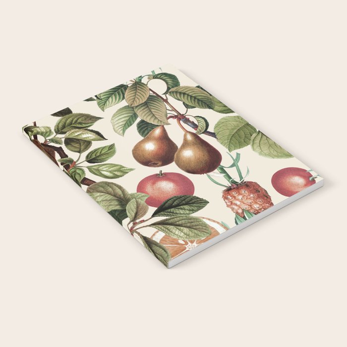 Fruitful Florals, Vintage Prints Food Notebook Gallery Image 1