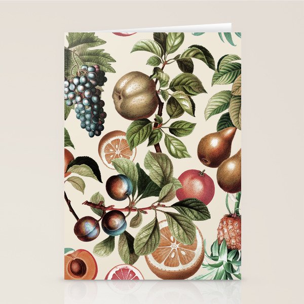 Fruitful Florals, Vintage Prints Food Stationery Card Gallery Image 2