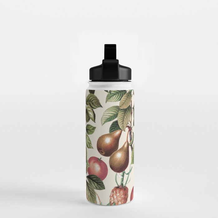 Fruitful Florals, Vintage Prints Food Water Bottle Gallery Image 2