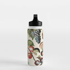 Fruitful Florals, Vintage Prints Food Water Bottle Gallery Image 3
