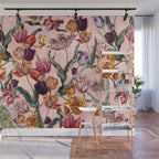 Magic Tulips Pattern III Wall Mural Gallery Image 1