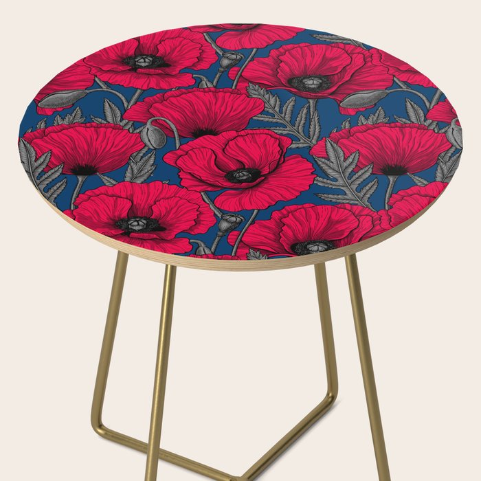 Night poppy garden  Side Table Gallery Image 2