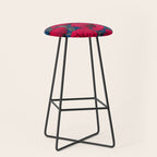 Night poppy garden  Stool Gallery Image 1