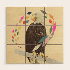 The Eagle Has Landed Wood Wall Art Gallery Image 1