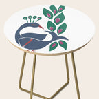 paper fish peacock Side Table Gallery Image 2