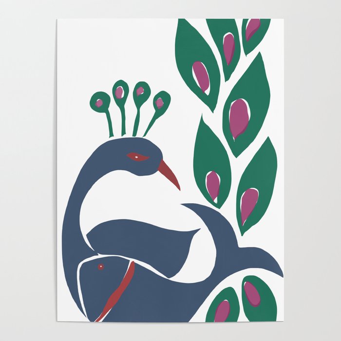 paper fish peacock Poster Gallery Image 4