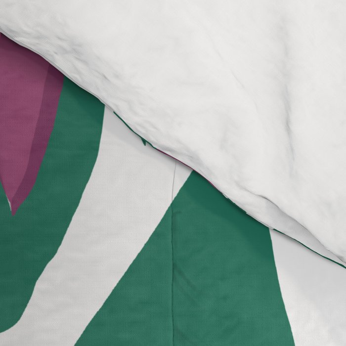 paper fish peacock Comforter Gallery Image 4
