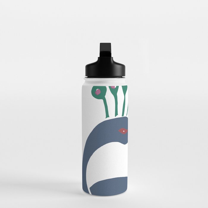 paper fish peacock Water Bottle Gallery Image 3