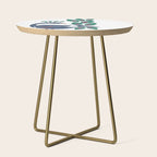 paper fish peacock Side Table Gallery Image 1