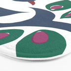 paper fish peacock Bath Mat Gallery Image 3