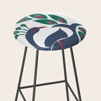 paper fish peacock Stool Gallery Image 2