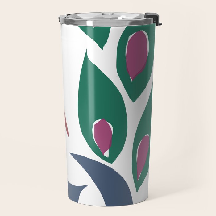 paper fish peacock Travel Mug Gallery Image 2