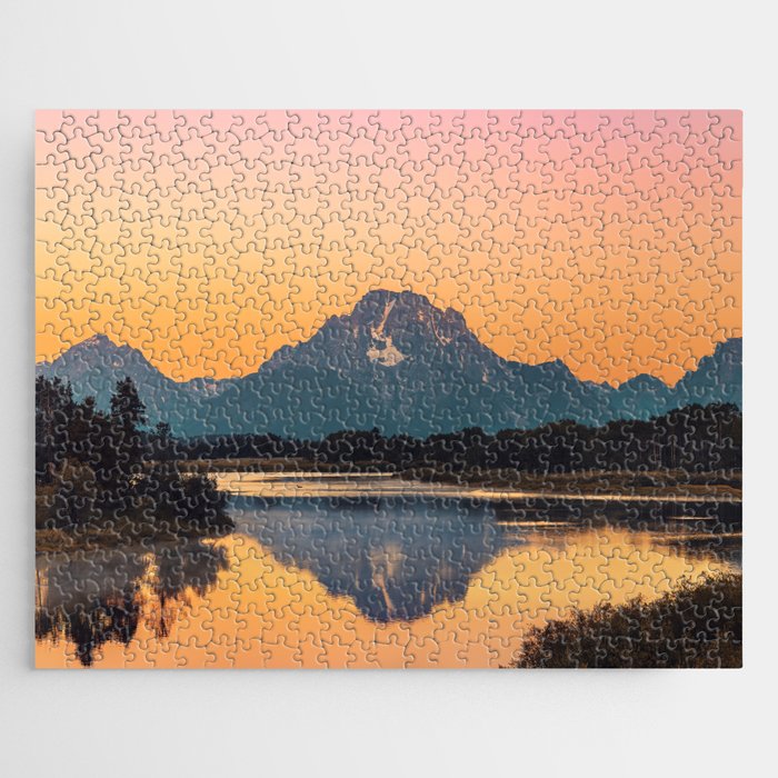 Sunrise In The Rockies - Grand Teton National Park Jigsaw Puzzle Gallery Image 1