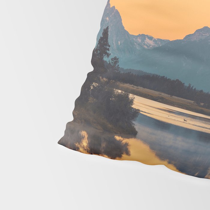 Sunrise In The Rockies - Grand Teton National Park Pillow Sham Gallery Image 4