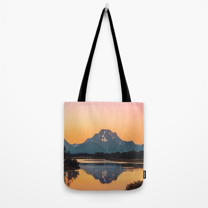 Sunrise In The Rockies - Grand Teton National Park Tote Bag Gallery Image 2