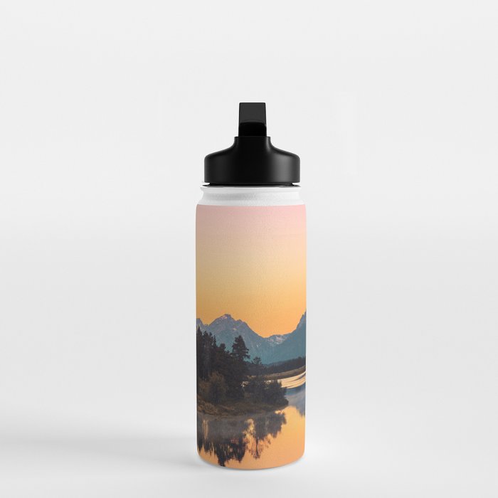 Sunrise In The Rockies - Grand Teton National Park Water Bottle Gallery Image 3