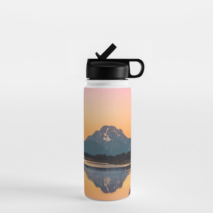 Sunrise In The Rockies - Grand Teton National Park Water Bottle Gallery Image 1