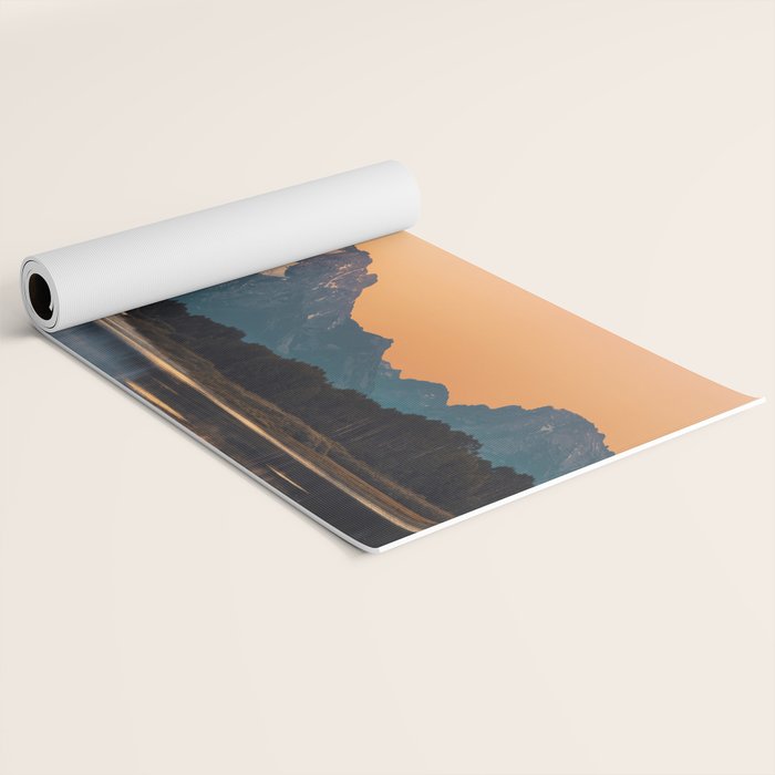 Sunrise In The Rockies - Grand Teton National Park Yoga Mat Gallery Image 2