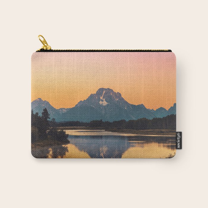 Sunrise In The Rockies - Grand Teton National Park Carry All Pouch Gallery Image 1