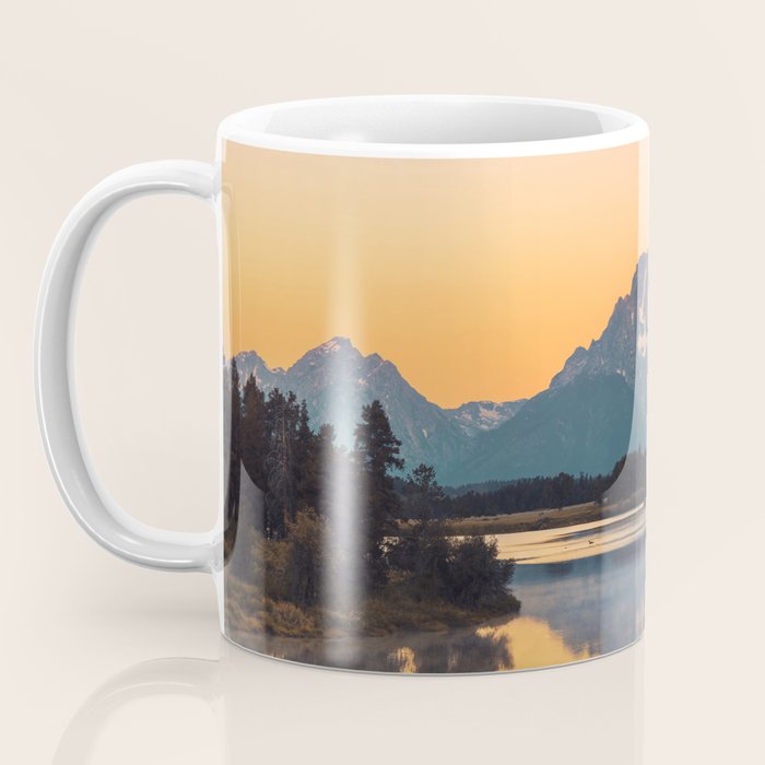 Sunrise In The Rockies - Grand Teton National Park Coffee Mug Gallery Image 3