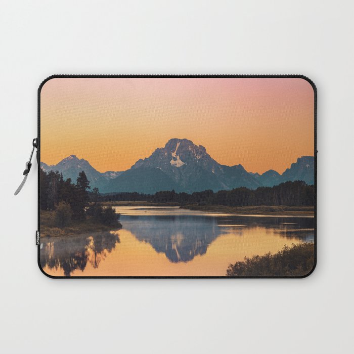 Sunrise In The Rockies - Grand Teton National Park Laptop Sleeve Gallery Image 1