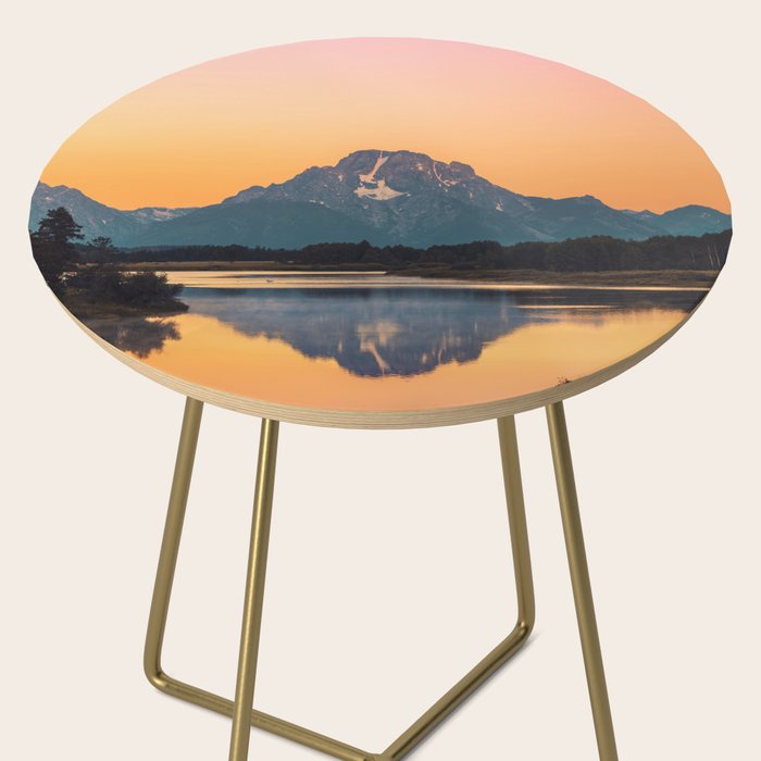 Sunrise In The Rockies - Grand Teton National Park Side Table Gallery Image 2