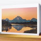 Sunrise In The Rockies - Grand Teton National Park Wall Mural Gallery Image 2