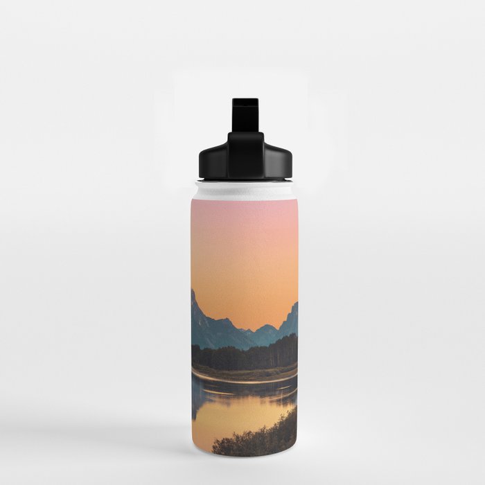 Sunrise In The Rockies - Grand Teton National Park Water Bottle Gallery Image 2