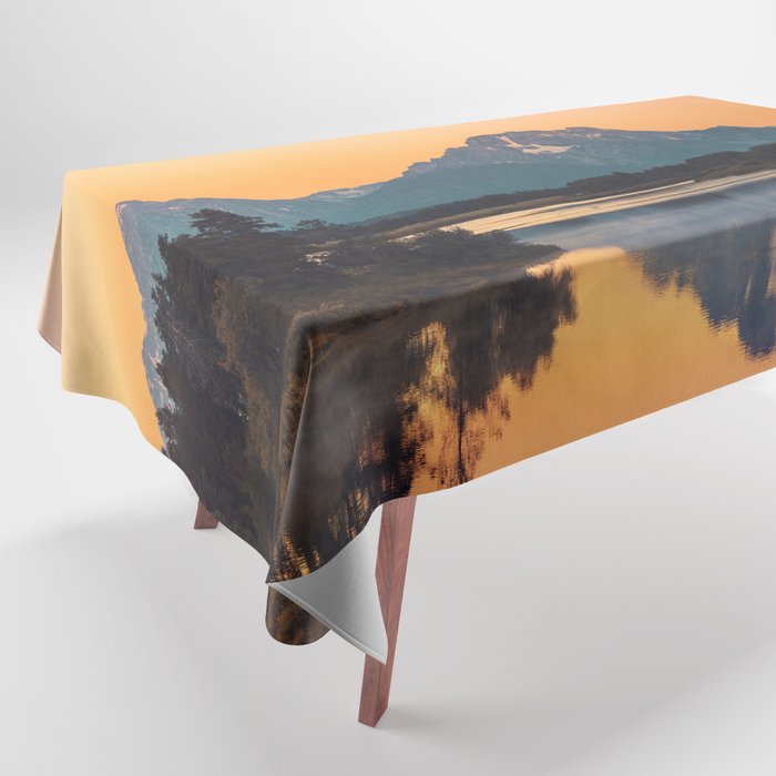 Sunrise In The Rockies - Grand Teton National Park Tablecloth Gallery Image 1